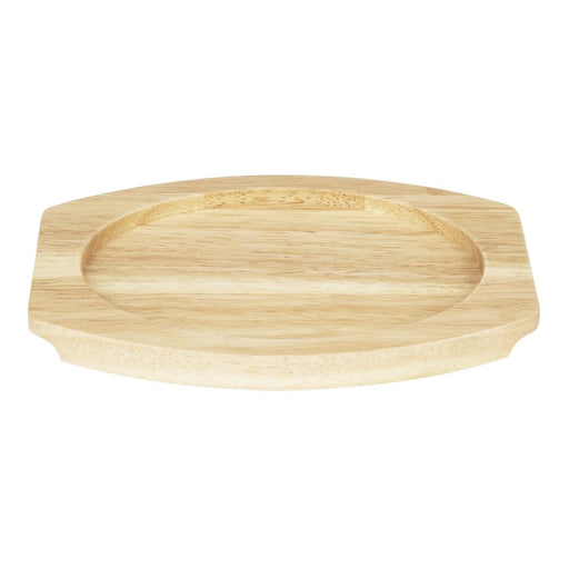 Olympia Hevea Board for Cast Iron Oval Eared Dish 260x165mm for FW817 Olympia