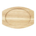 Olympia Hevea Board for Cast Iron Oval Eared Dish 260x165mm for FW817 Olympia