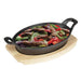 Olympia Hevea Board for Cast Iron Oval Eared Dish 260x165mm for FW817 Olympia