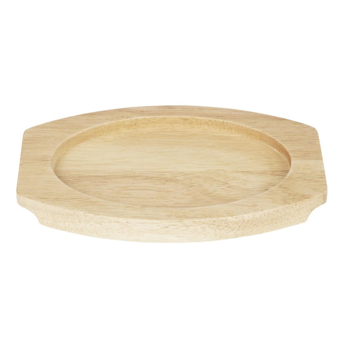 Olympia Hevea Board for Cast Iron Oval Eared Dish 230x135mm for FW818 Olympia