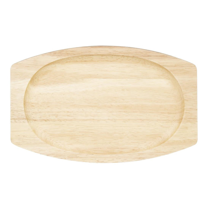 Olympia Hevea Board for Cast Iron Oval Sizzler 335x205mm for GJ557 Olympia