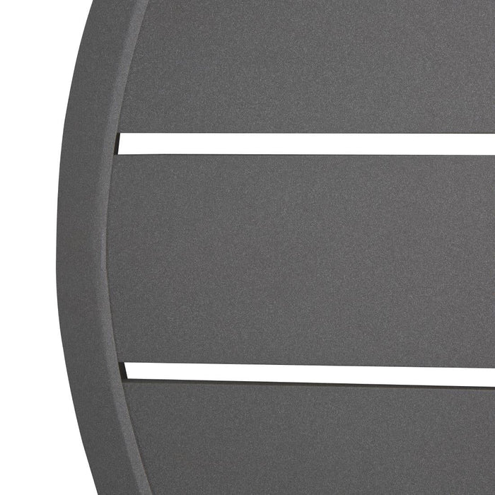 Bolero Aluminium Round Table Top Dark Grey 580mm Bolero