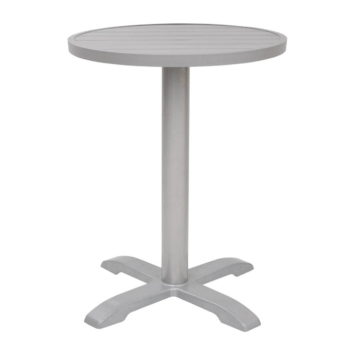 Bolero Aluminium Round Table Top Light Grey 580mm Bolero