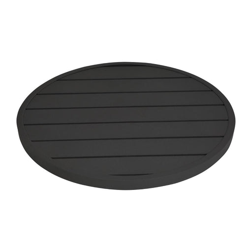 Bolero Aluminium Round Table Top Black 580mm Bolero