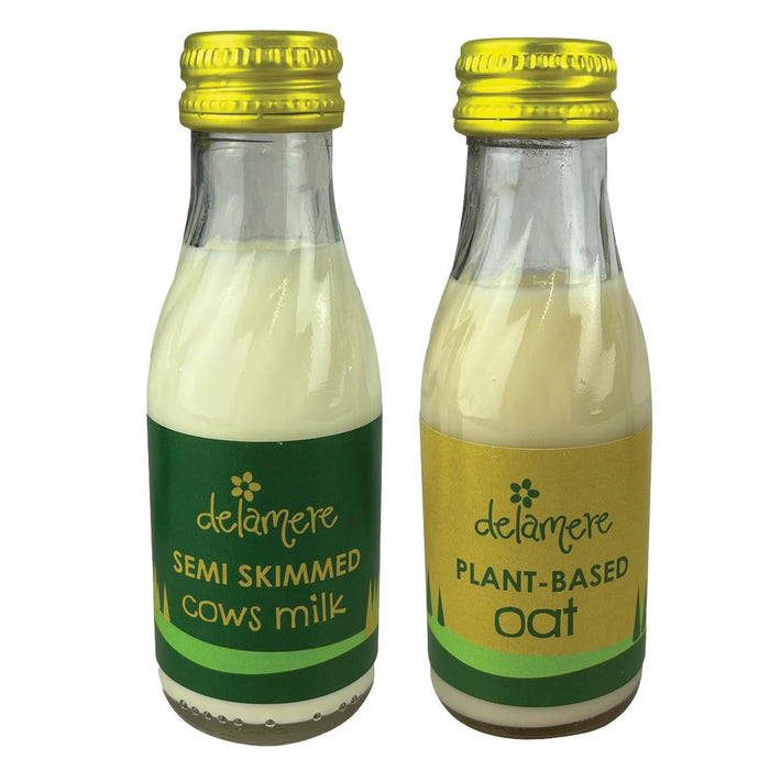 Delamere Dairy Mini Semi-Skimmed Milk 97ml (24 Pack) Delamere Dairy