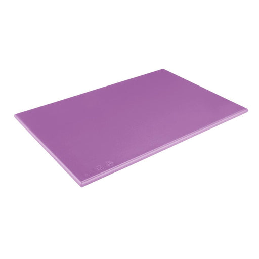 HDPE. 450x300mm. Thickness: 12mm. Purple: allergenic ingredients