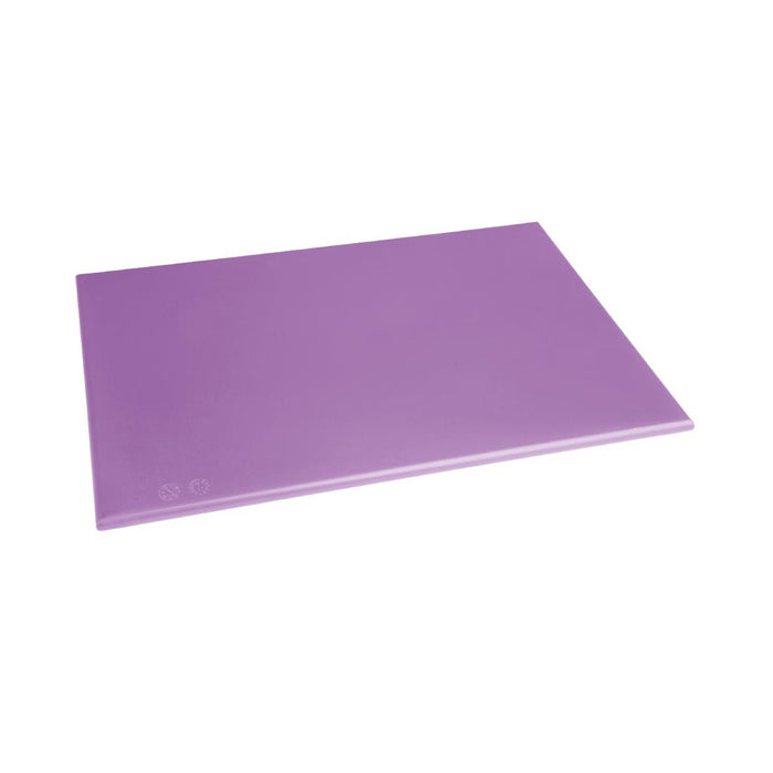 HDPE. 450x305mm. Thickness: 10mm. Purple: allergenic ingredients. Antibacterial