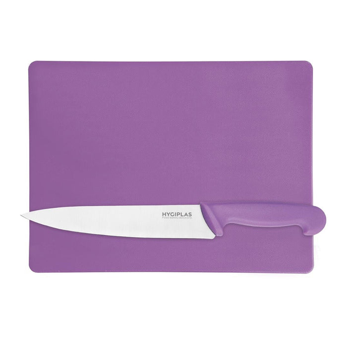 Hygiplas Low Density Purple Chopping Board Small 305x229x12mm Hygiplas