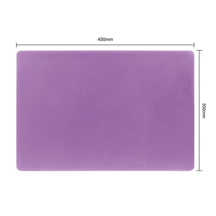 Hygiplas Low Density Purple Chopping Board 450x300x20mm Hygiplas