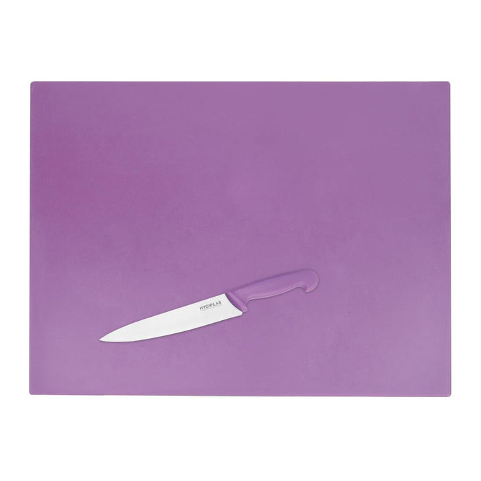 Hygiplas Low Density Purple Chopping Board 600x450x20mm Hygiplas