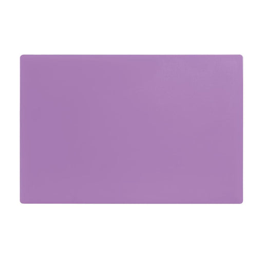 Hygiplas Low Density Antibacterial Purple Chopping Board 450x300x10mm Hygiplas