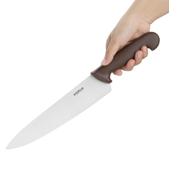 Hygiplas Cooks Knife Brown 25cm Hygiplas