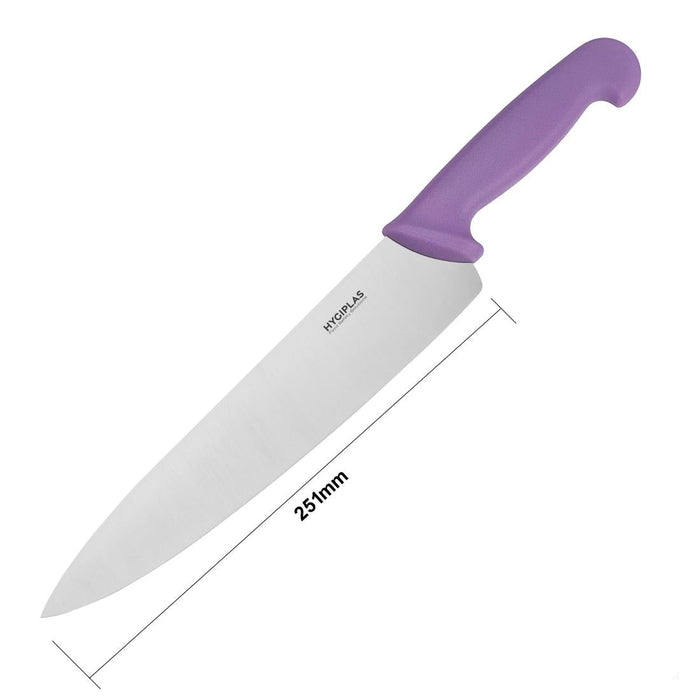 Hygiplas Cooks Knife Purple 25cm Hygiplas