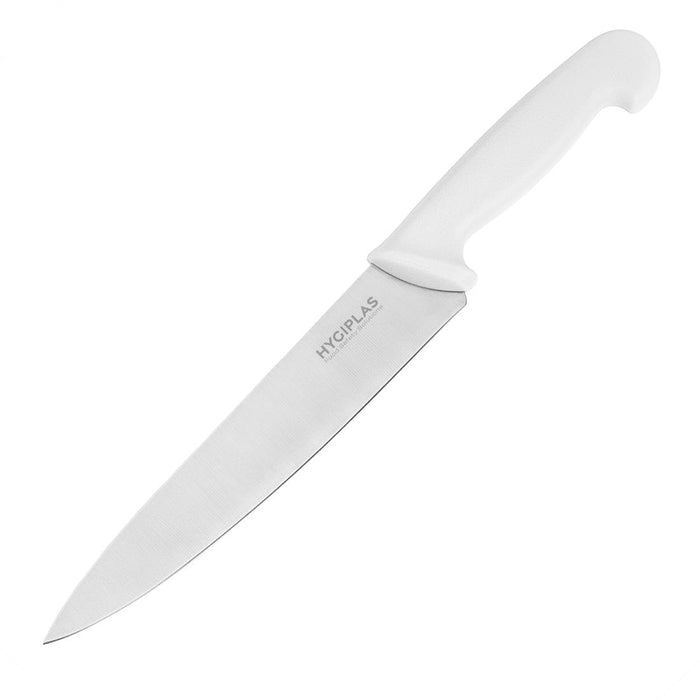 Blade Length: 8 1/2". Weight: 140g. White for dairy