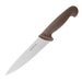 Blade Length: 6 1/4". Weight: 120g. Brown for vegetables