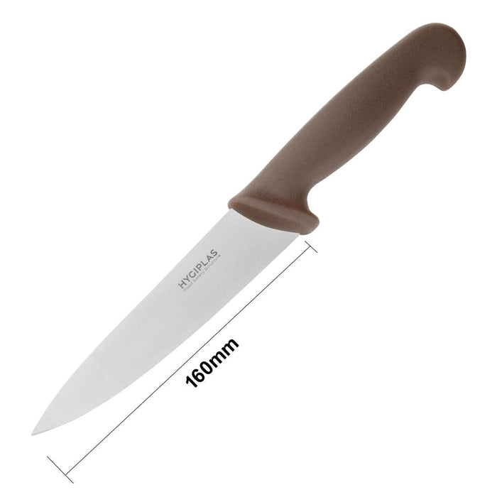 Hygiplas Cooks Knife Brown 16cm Hygiplas