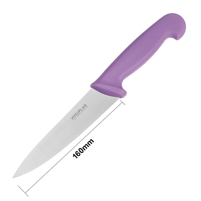 Hygiplas Cooks Knife Purple 16cm Hygiplas