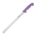 Blade Length: 12". Weight: 110g. Purple for allergens
