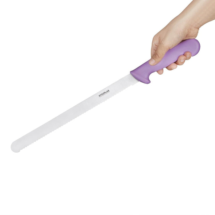 Hygiplas Serrated Slicer Purple 30cm Hygiplas