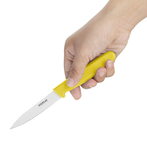 Hygiplas Paring Knife Yellow 8.3cm Hygiplas