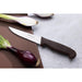 Hygiplas Vegetable Knife Serrated Brown 10.5cm Hygiplas