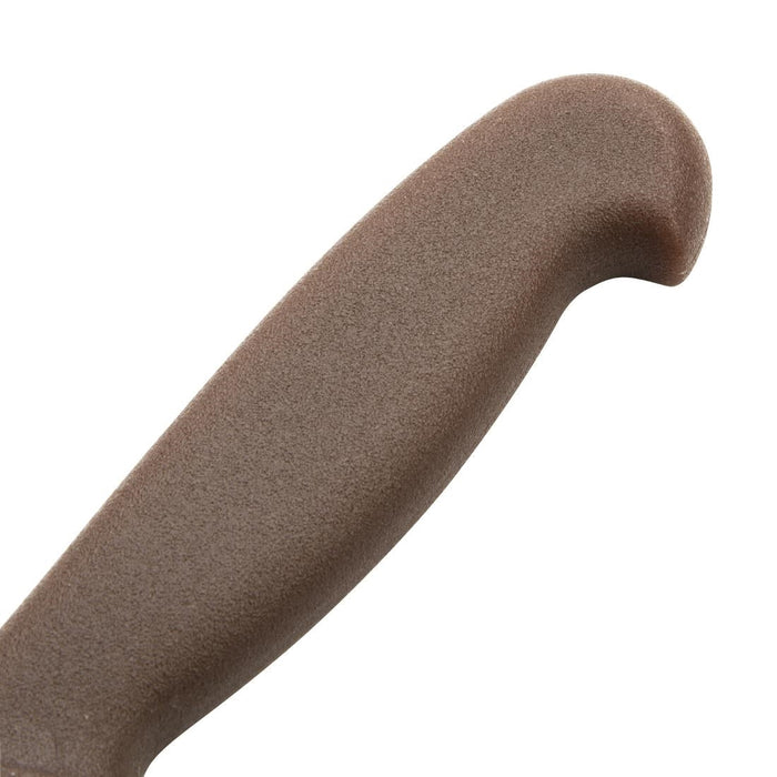 Hygiplas Vegetable Knife Serrated Brown 10.5cm Hygiplas