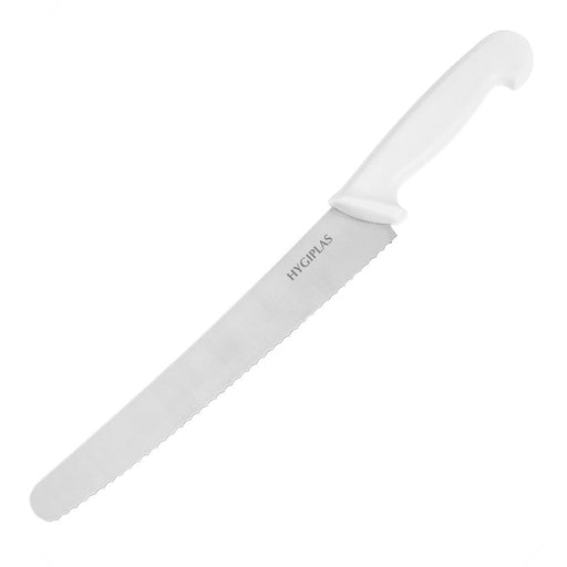 Blade Length: 10". Weight: 150g. White for dairy