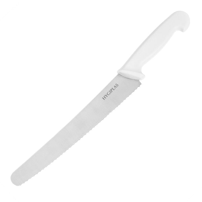 Blade Length: 10". Weight: 150g. White for dairy