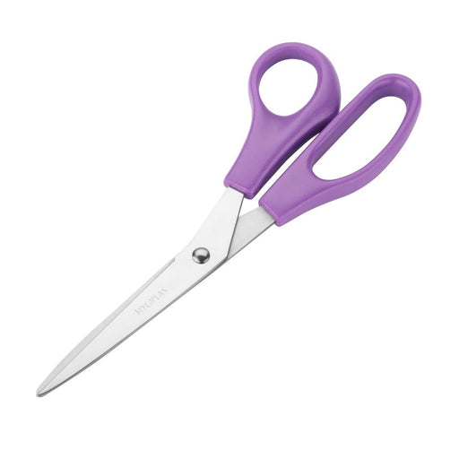 Blade length: 8". Purple for allergens