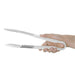 Hygiplas Colour Coded White Serving Tong 300mm Hygiplas