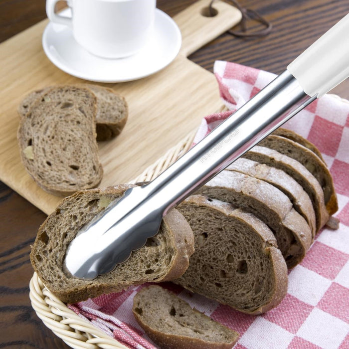 Hygiplas Colour Coded White Serving Tong 405mm Hygiplas