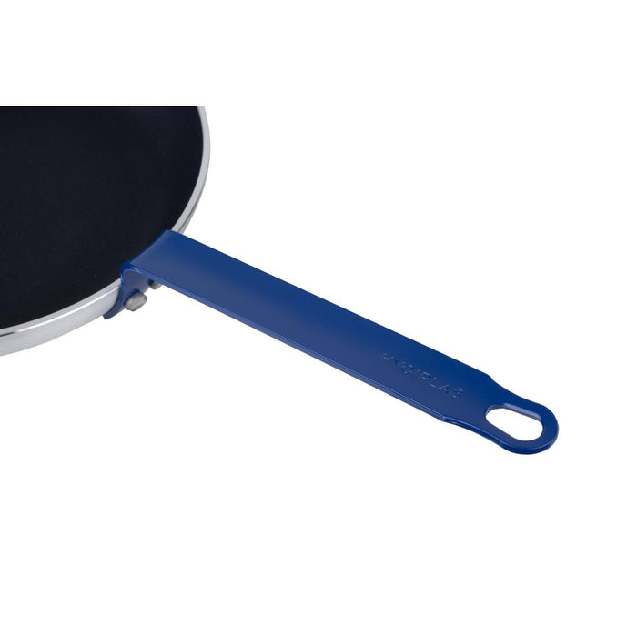 Hygiplas Aluminium Non-stick Teflon Platinum Plus Frying Pan with Blue Handle 28cm Hygiplas