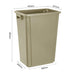 Jantex Slim Bin Beige 60Ltr Jantex