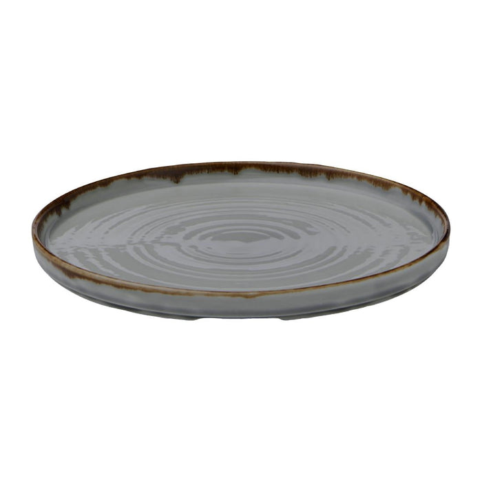 Dudson Harvest Walled Plates Grey 260mm (6 Pack) Dudson