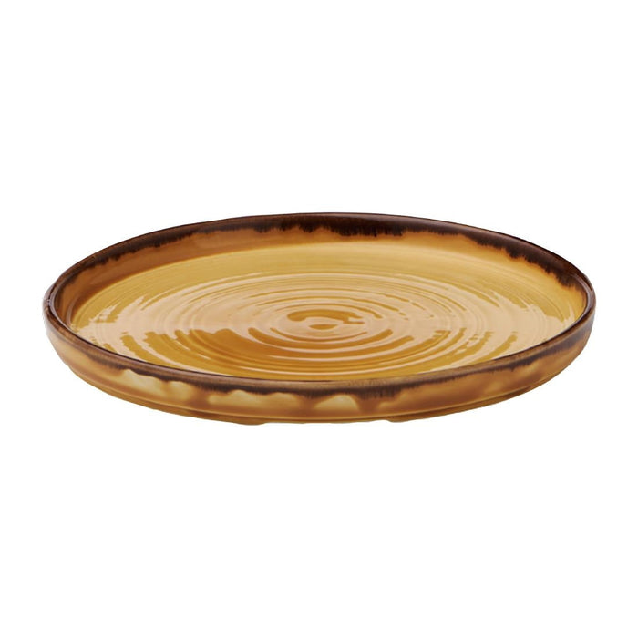 Dudson Harvest Walled Plates Mustard 210mm (6 Pack) Dudson