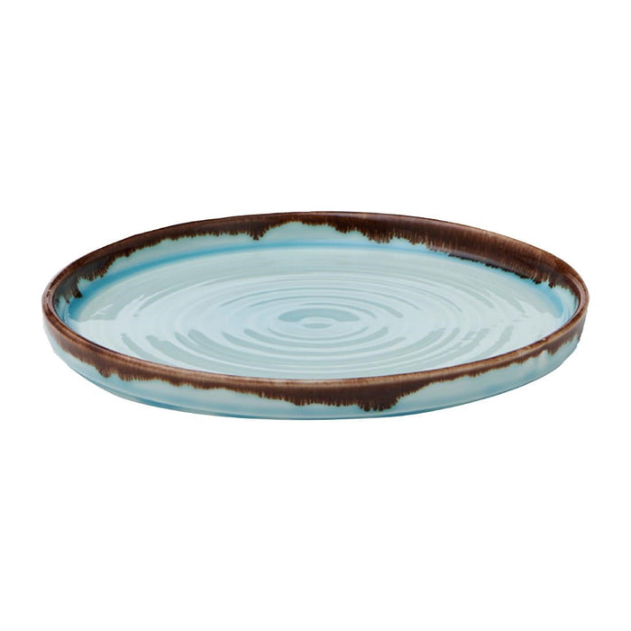 Dudson Harvest Walled Plates Turquoise 210mm (6 Pack) Dudson