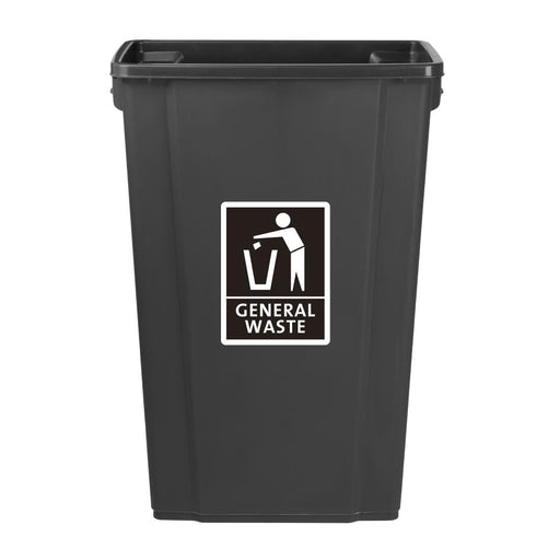 Jantex Slim Bin General Waste Label Jantex
