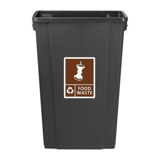 Jantex Slim Bin Food Waste Label Jantex