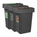 Jantex Slim Bin Lid Mixed Recycling Label Jantex