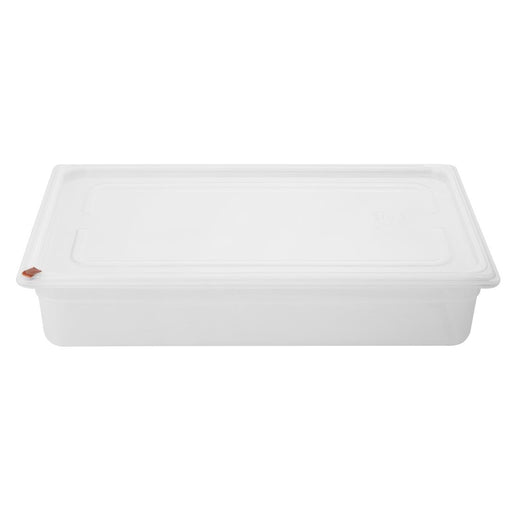 Capacity: 13Ltr. GN 1/1. Depth: 100mm. With lid and 7 colour clips.