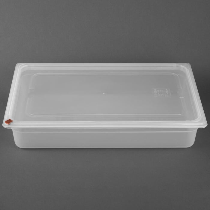 Hygiplas Click Polypropylene 1/1 Gastronorm Tray 100mm (2 Pack) Hygiplas