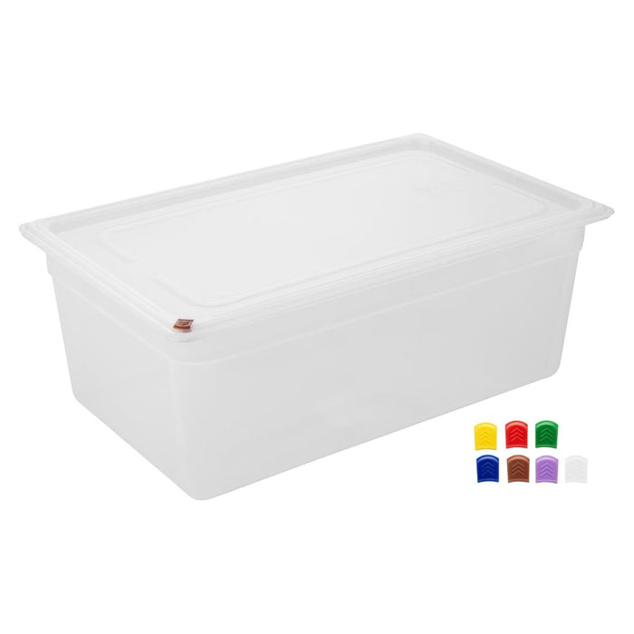 Hygiplas Click Polypropylene 1/1 Gastronorm Tray 200mm (2 Pack) Hygiplas