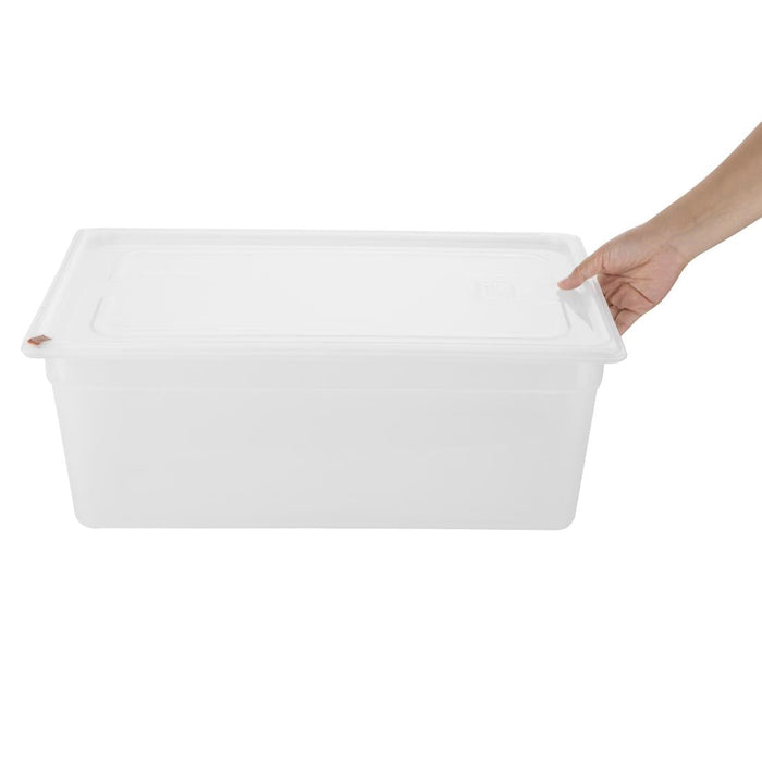 Hygiplas Click Polypropylene 1/1 Gastronorm Tray 200mm (2 Pack) Hygiplas