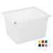 Hygiplas Click PP GN Container 1/2 with Lid & 7 Colour Clips 200mm 11.7Ltr (4 Pack) Hygiplas
