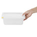 Hygiplas Click PP GN Container 1/4 with Lid & 7 Colour Clips 100mm 2.5Ltr (4 Pack) Hygiplas