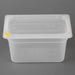 Hygiplas Click PP GN Container 1/4 with Lid & 7 Colour Clips 150mm 3.7Ltr (4 Pack) Hygiplas