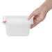 Hygiplas Click PP GN Container 1/9 with Lid & 7 Colour Clips 100mm 0.85Ltr (4 Pack) Hygiplas