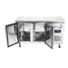 Polar U-Series Slimline Double Door Counter Fridge 228Ltr Polar