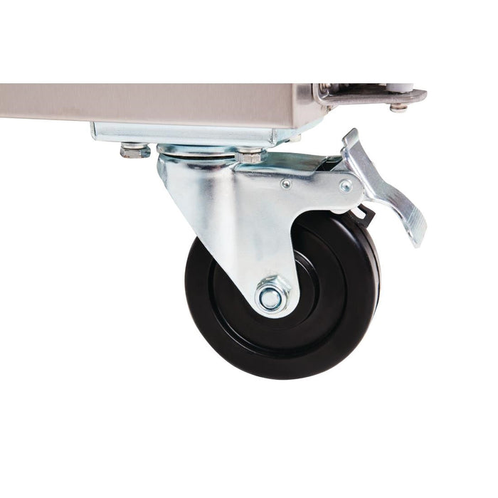 Polar U-Series Triple Door Refrigerated Gastronorm Saladette Counter Polar