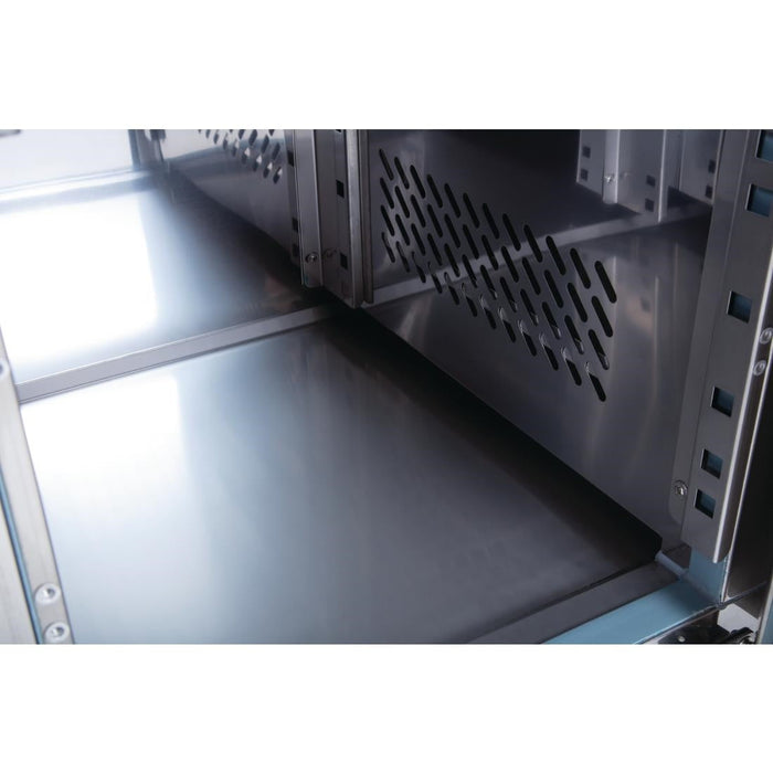 Polar U-Series Slimline Four Door Counter Fridge 449Ltr Polar